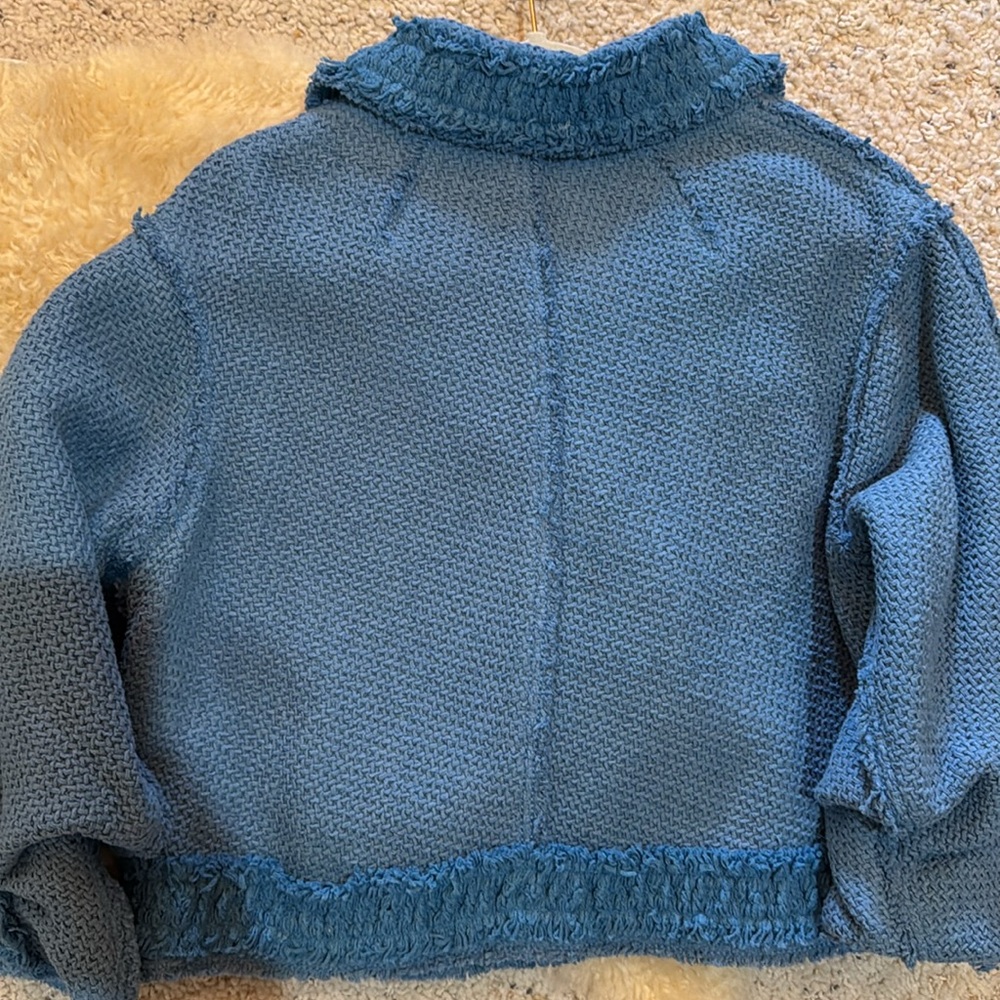 Louis Vuitton Vintage Knit Blazer, Light, Size 38 - Picture 5 of 7
